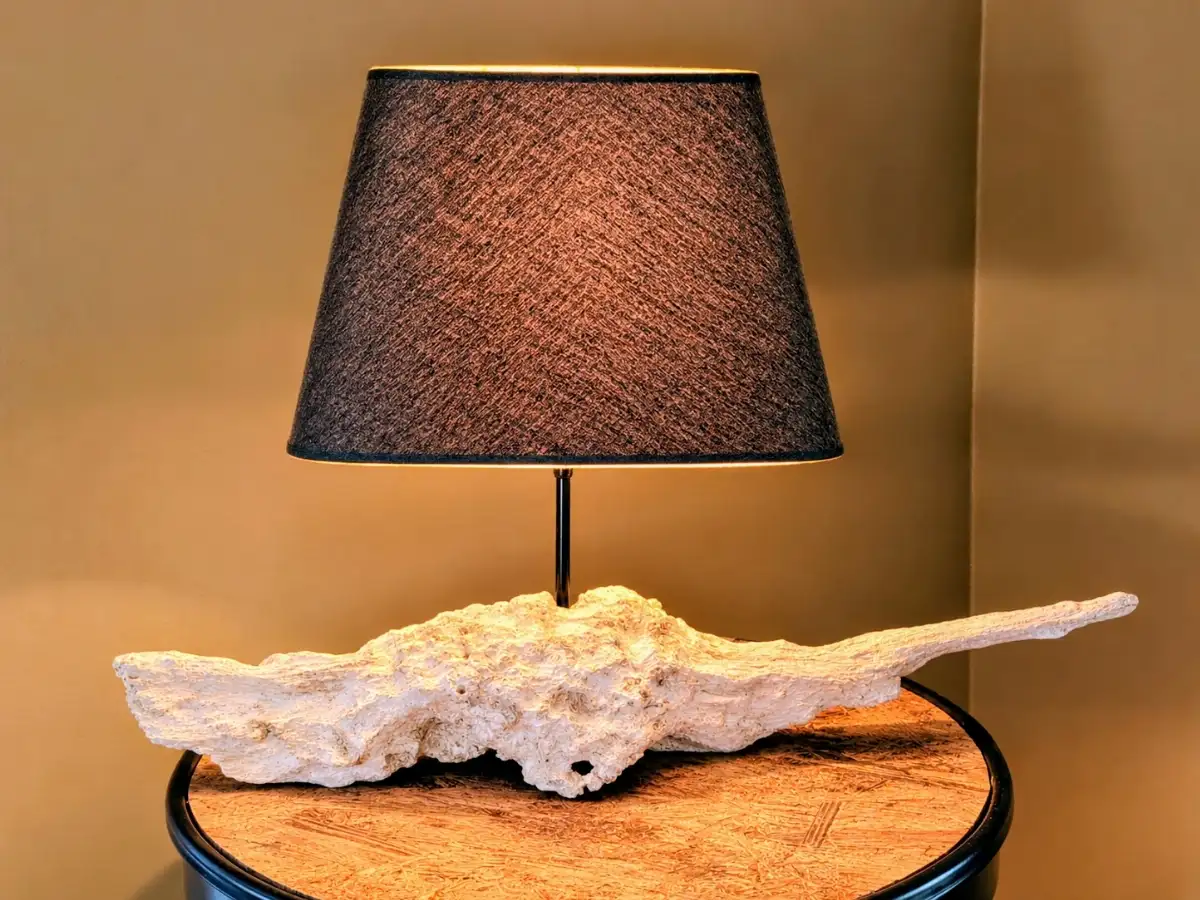 Lampe  abat jour noir